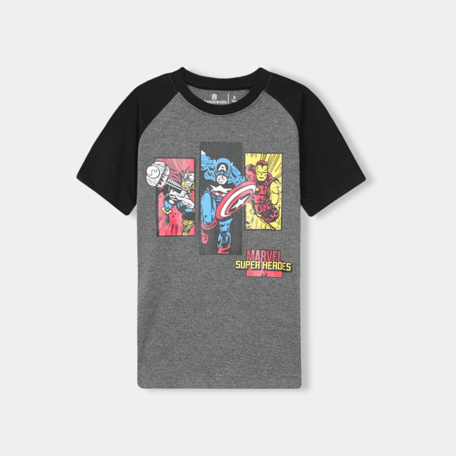 Premium Quality Boys 'Marvel' Grey summer suit