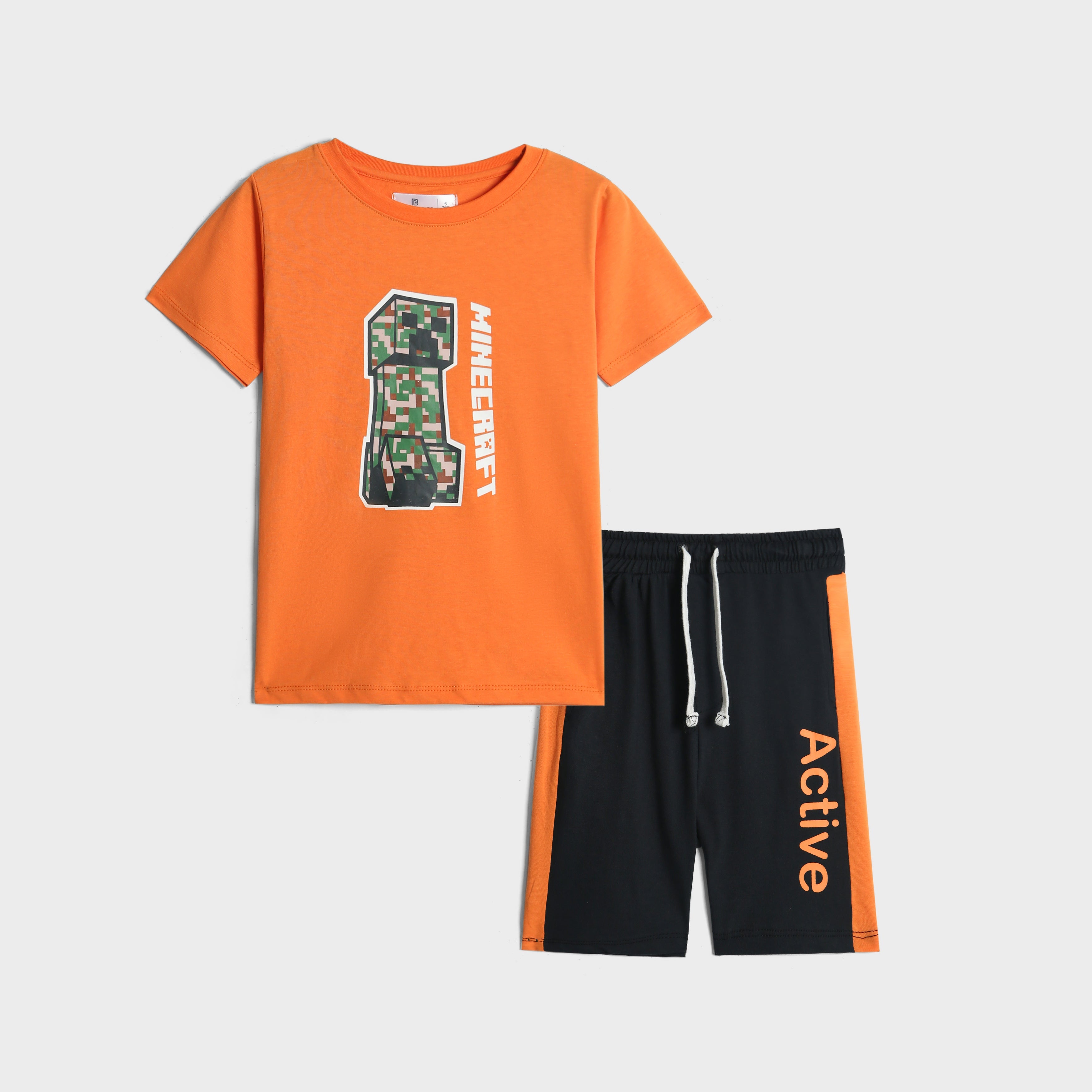 Premium Quality Soft Cotton "Minecraft" Printed Suit For Boys