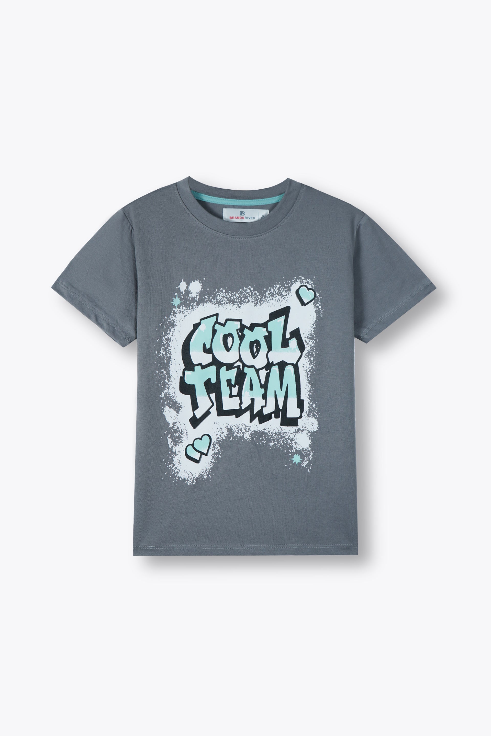 Premium Quality "Cool Team" Printed Boys Summer Suit
