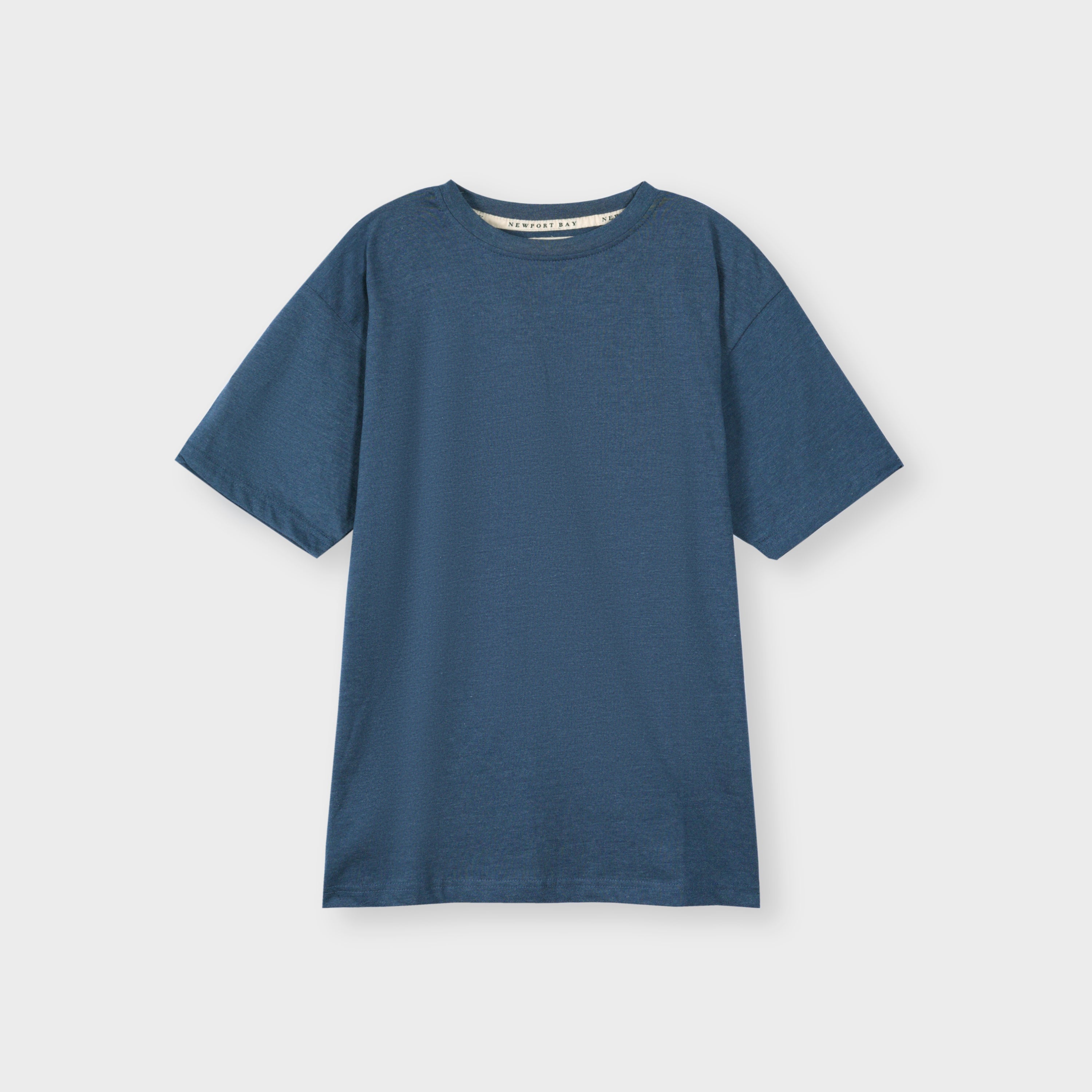 Men Premium Quality Cotton Dark Blue Plain T-shirt