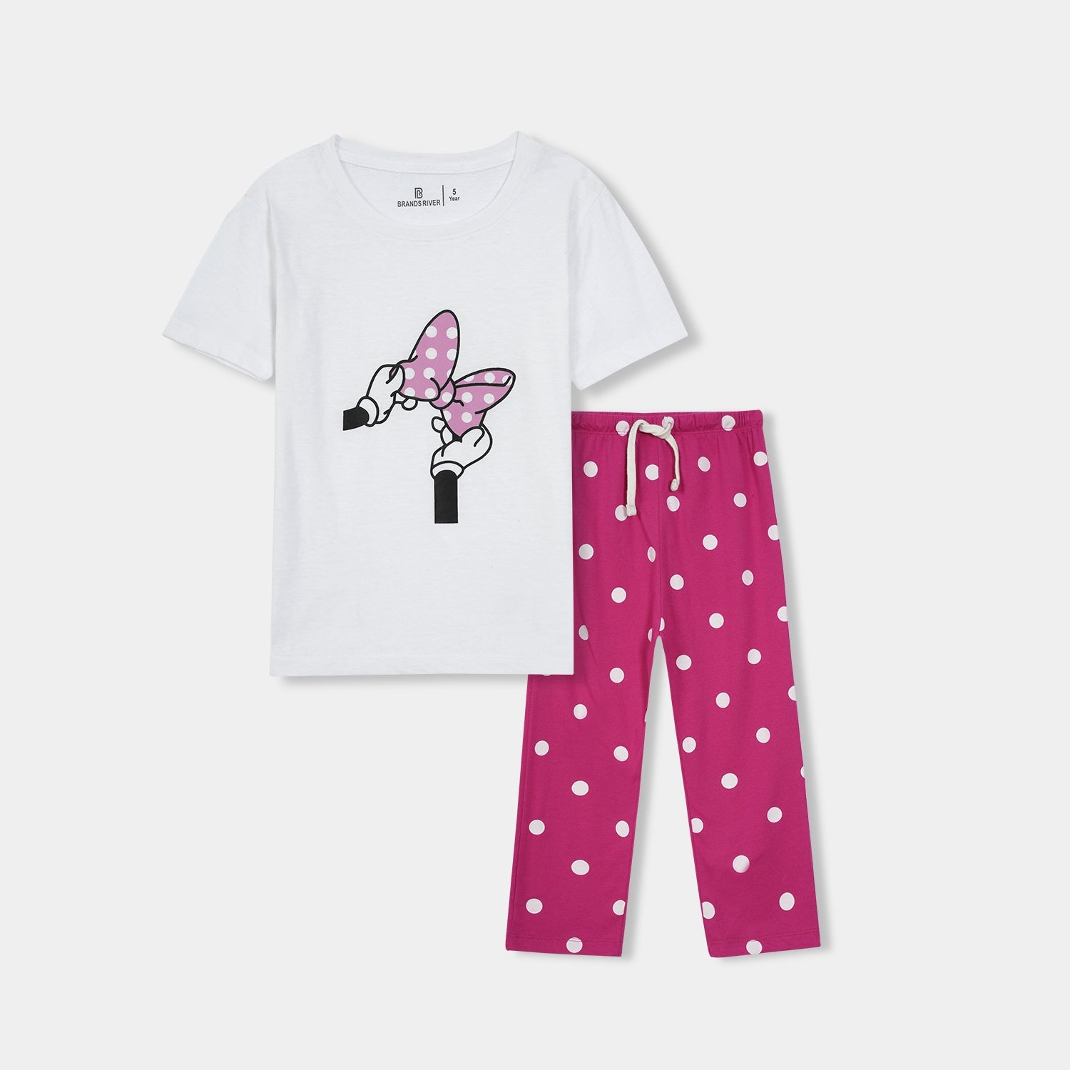 Girls Premium Quality "Minnie Bow" Printed Summersuit