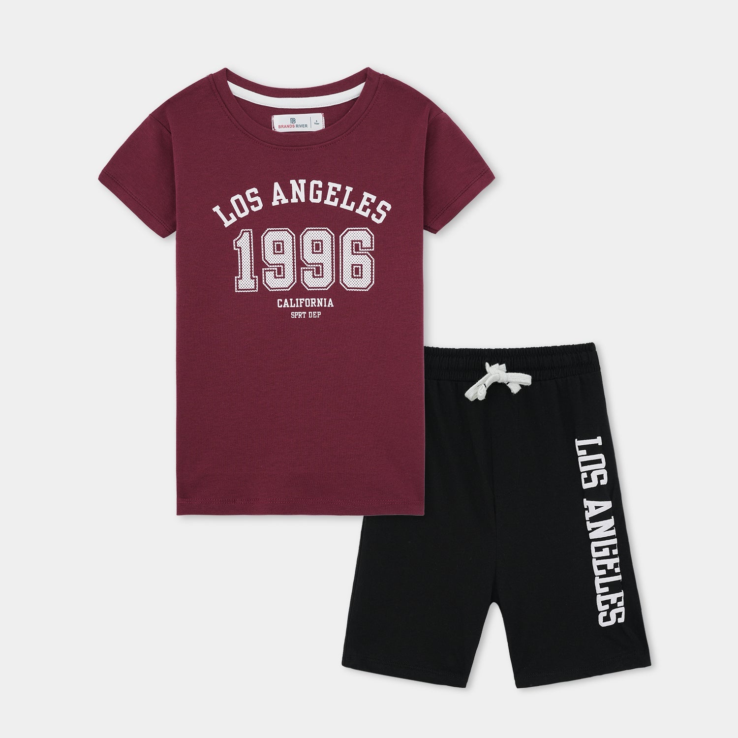 Premium Quality Boys 'Los Angeles 1996' Green Summer Suit