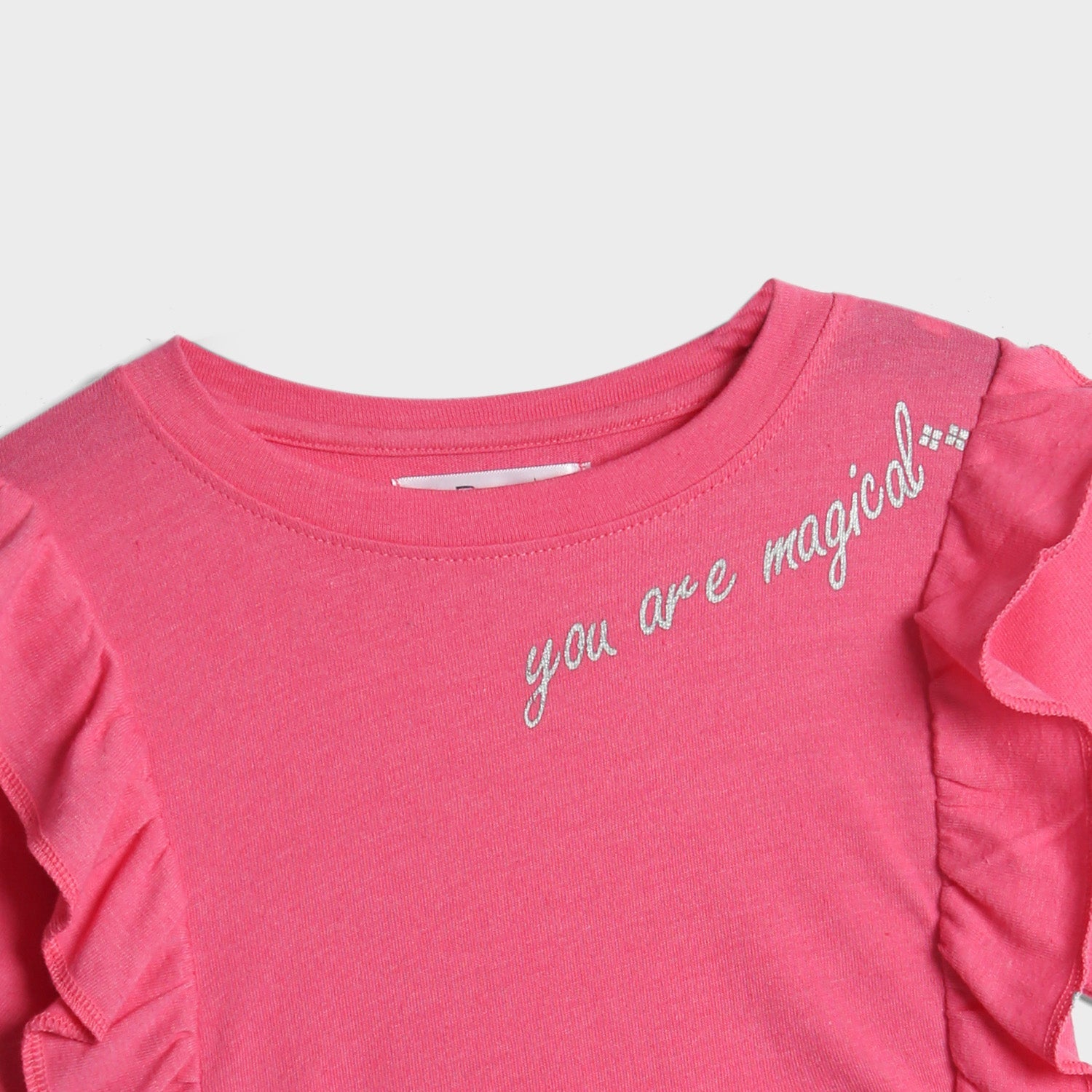 Premium Quality Pink Frilled Girls Summersuit