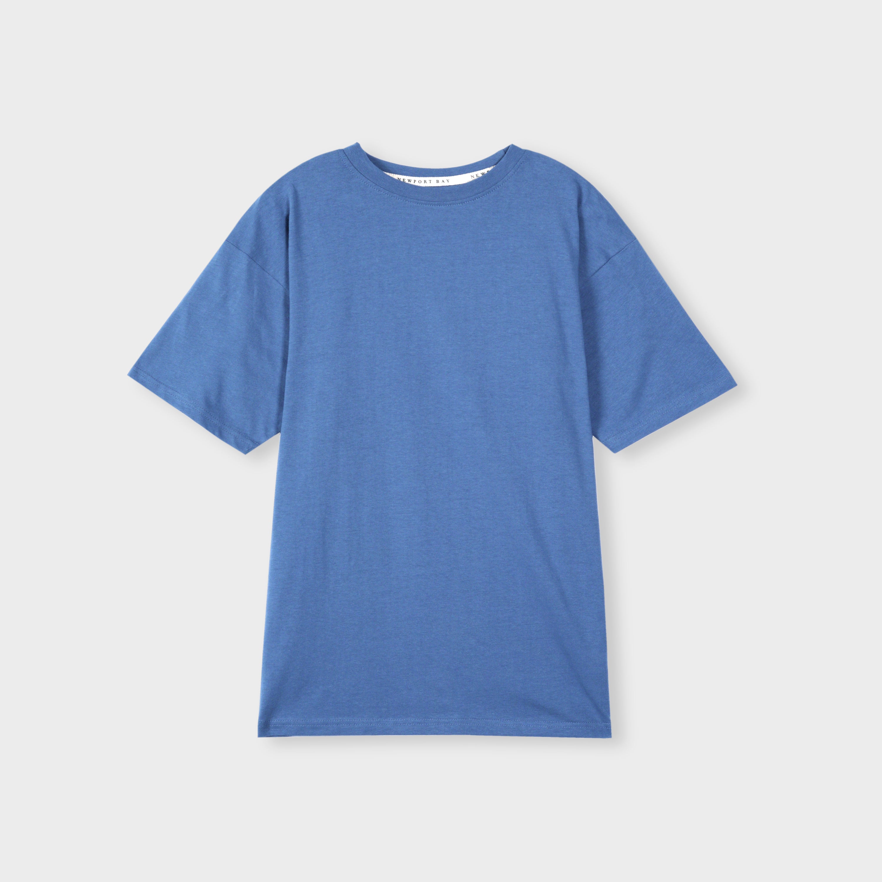 Men Premium Quality Cotton Plain Royal Blue T-shirt