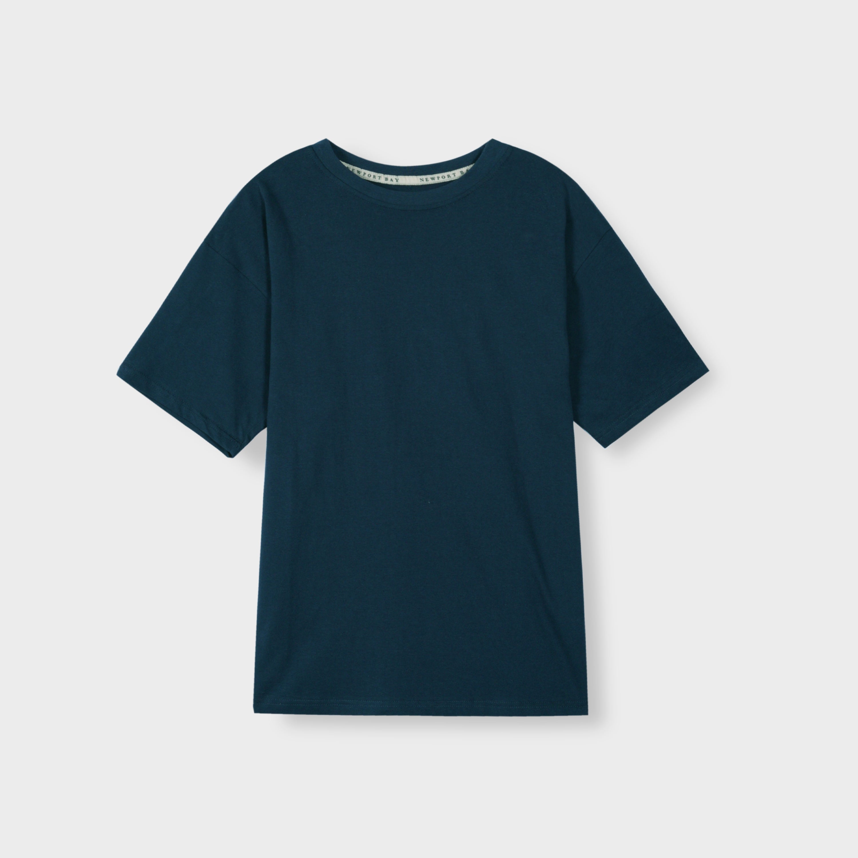 Men Premium Quality Cotton Plain Navy T-shirt